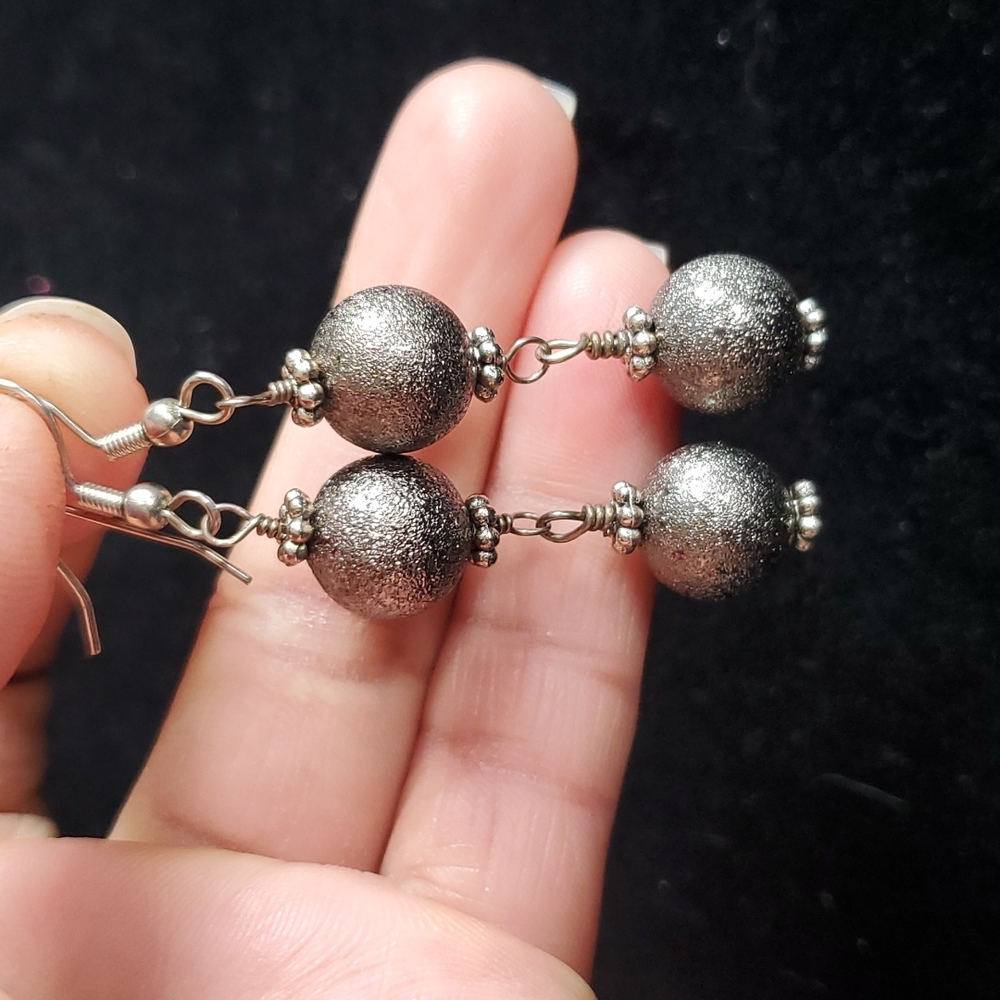 Gray Fashion Jewelry earrings.